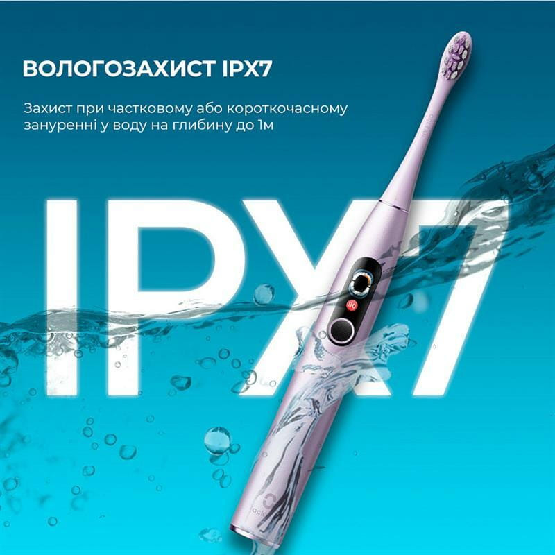 Класична щітка Oclean X Pro Digital Electric Toothbrush Purple (6970810553475) в Україні