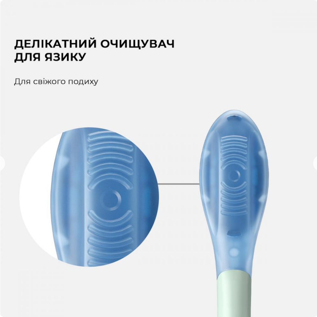 Змінна головка для зубної щітки Oclean UC01 G02 Ultra Clean Brush Head Green (2 pcs) (6970810553512) фото