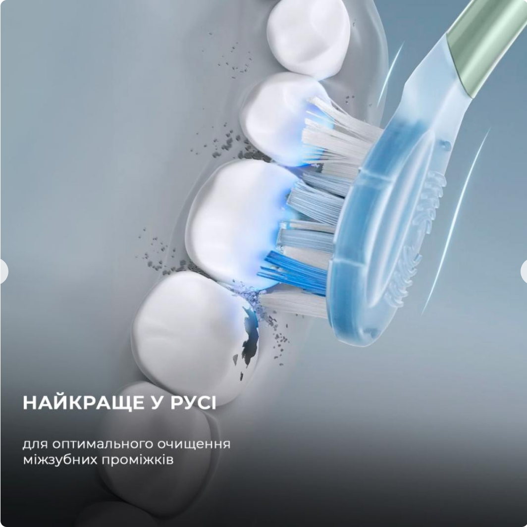 Змінна головка для зубної щітки Oclean UC01 G02 Ultra Clean Brush Head Green (2 pcs) (6970810553512) купити