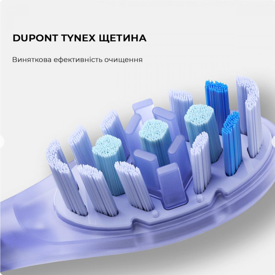 Змінна головка для зубної щітки Oclean UW02 B02 Ultra White Brush Head Black (2 pcs) (6970810553550) ціна