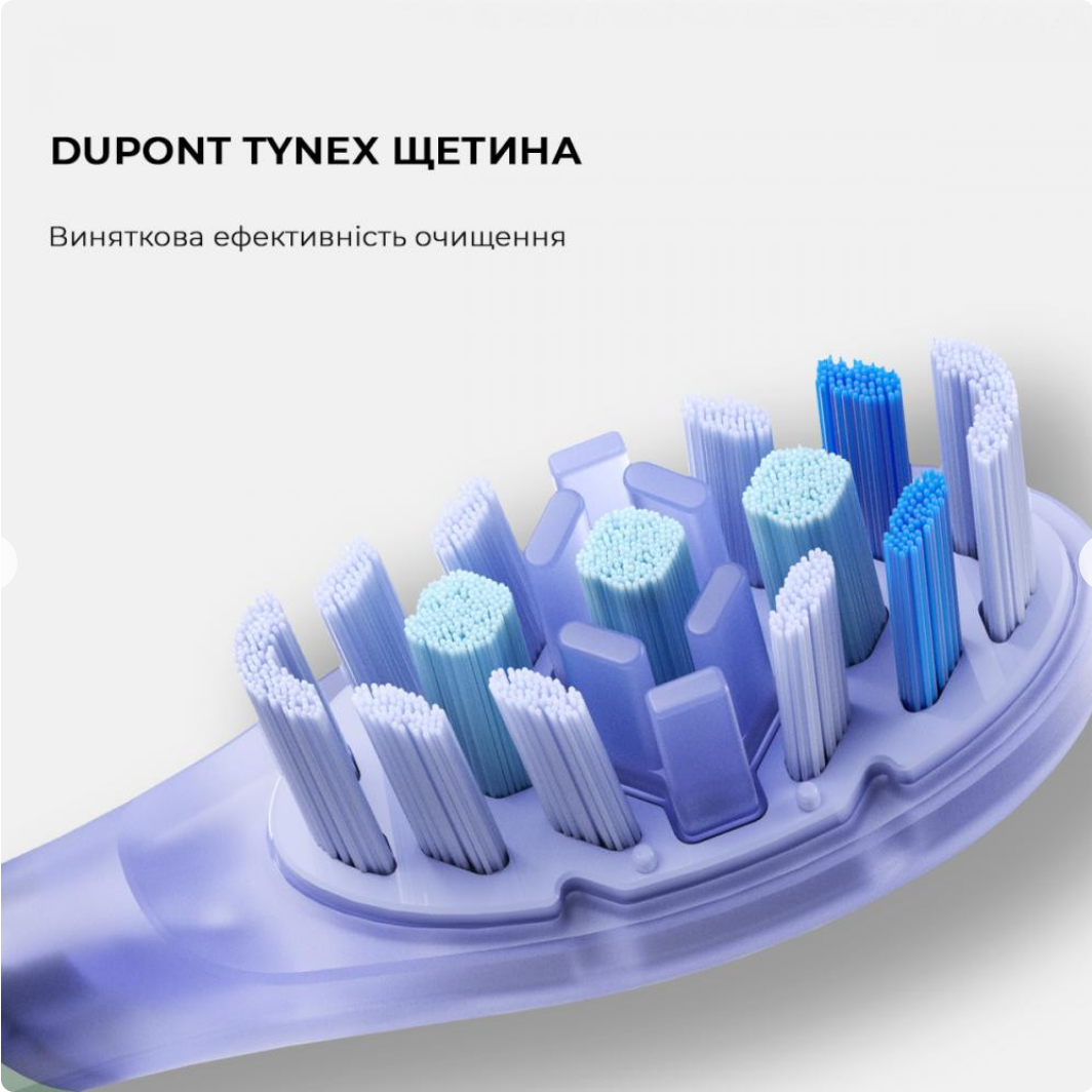 Змінна головка для зубної щітки Oclean UW01 G02 Ultra White Brush Head Green (2 pcs) (6970810553529) в Україні