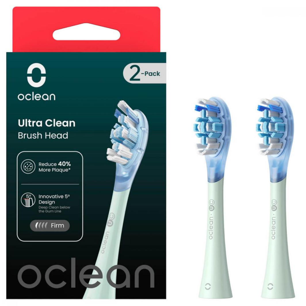 Змінна головка для зубної щітки Oclean UG01 G02 Ultra Gum Care Brush Green (2 pcs) (6970810553536)