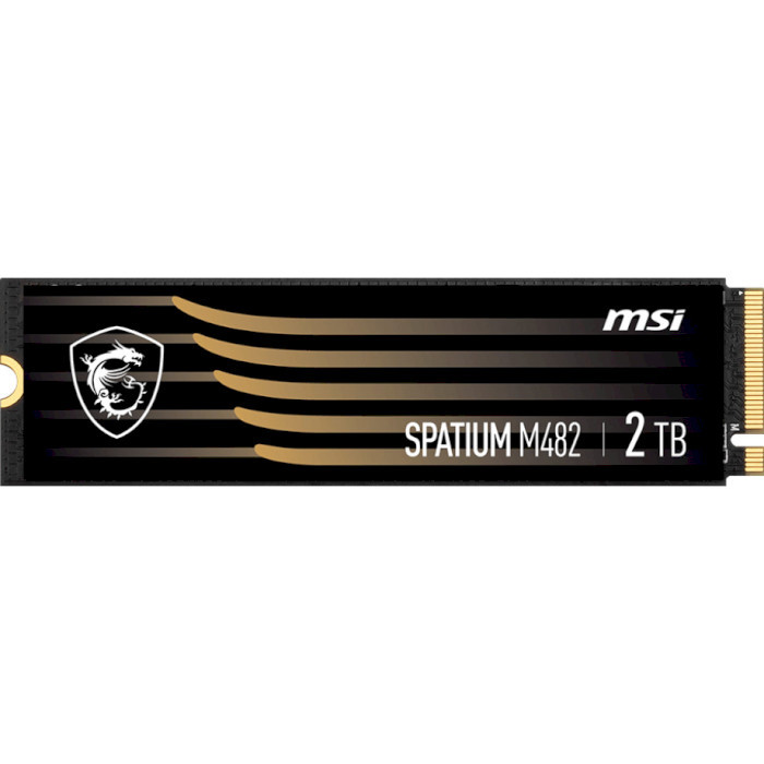 SSD накопитель MSI SSD 2TB Spatium M482 M.2 2280 PCIe 4.0 x4 NVMe 3D NAND TLC (S78-440Q730-P83)