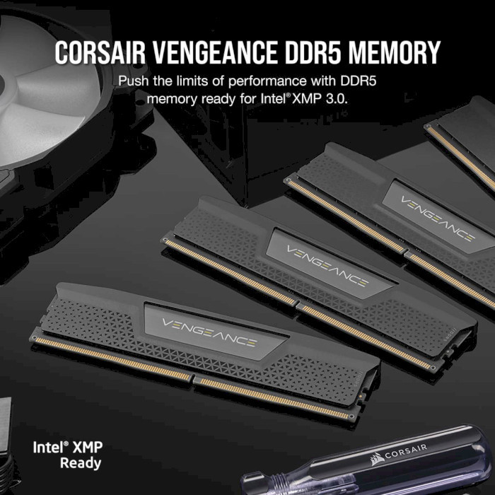 Оперативна пам'ять Corsair DDR5 2x16GB/6000 Vengeance Black (CMK32GX5M2B6000C36) в Україні