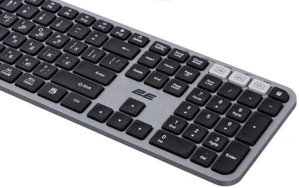Клавіатура 2E KS240 WL BT Gray (2E-KS240WG_UA) в Україні