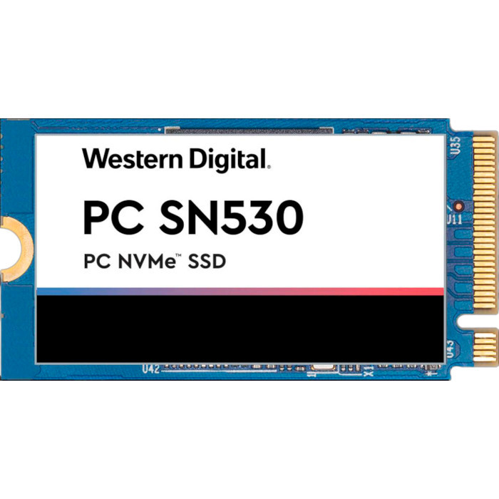 SSD накопичувач WD SSD  256GB PC SN530 M.2 2242 PCIe 3.0 x4 NVMe TLC (SDBPMPZ-256G) 