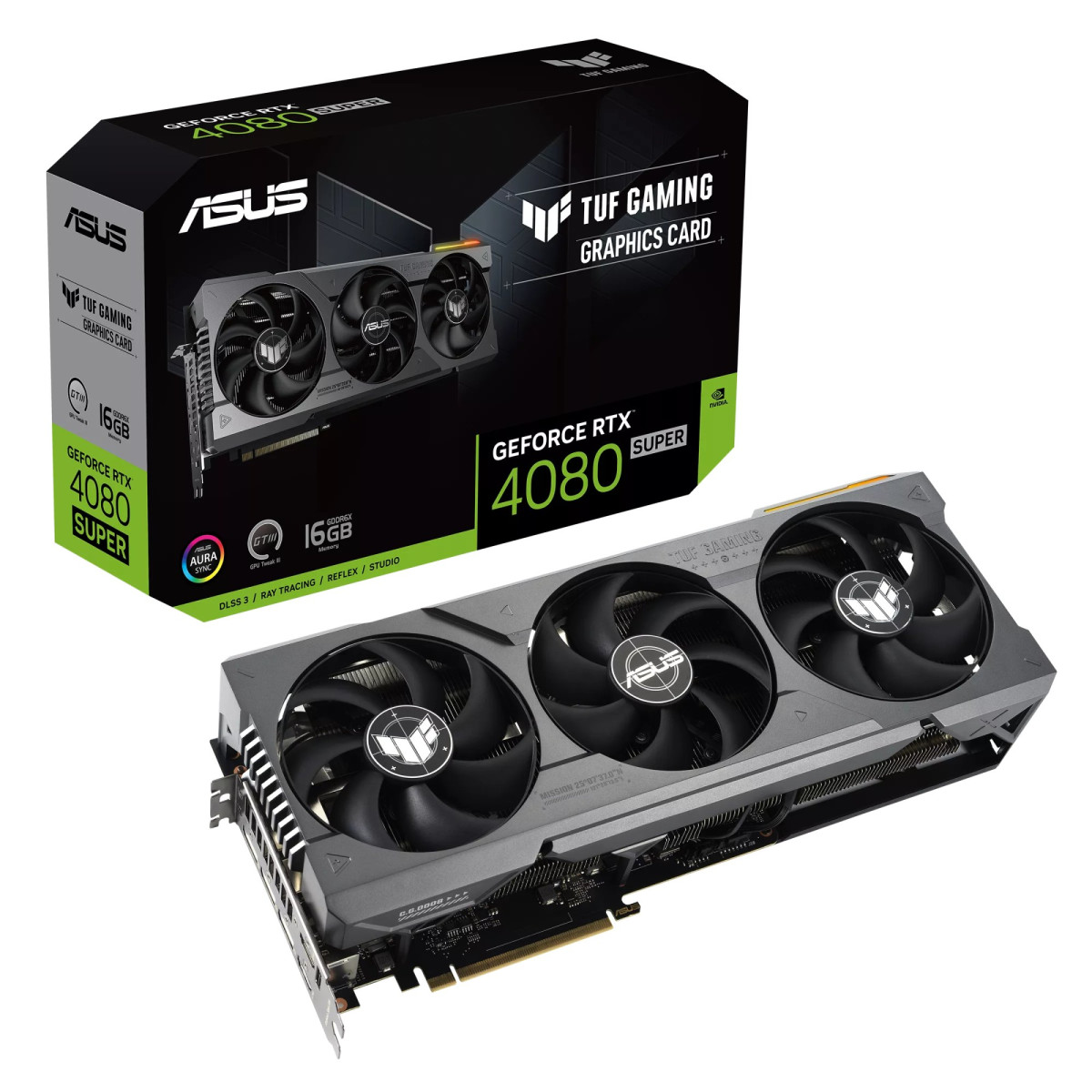 Видеокарта ASUS Nvidia GeForce RTX4080 SUPER TUF 16Gb (TUF-RTX4080S-16G-GAMING)