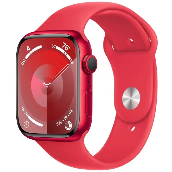 Смарт-часы Apple Watch Series 9 GPS + Cellular 45mm Product Red Aluminium Case with Product Red Sport Band - S/M (MRYE3)
