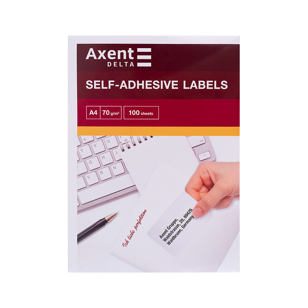 Витратні матеріали для торгового обладнання Axent 70x25,4 (100) (D4467-A)