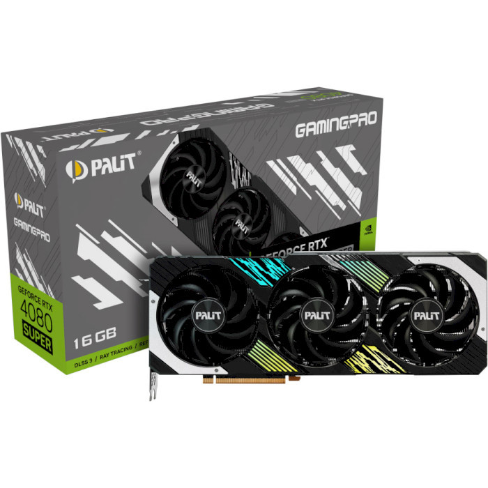 Відеокарта Palit GeForce RTX 4080 SUPER GamingPro (NED408S019T2-1032A)