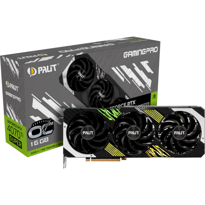 Видеокарта Palit GeForce RTX 4070 Ti SUPER GamingPro OC (NED47TSH19T2-1043A)