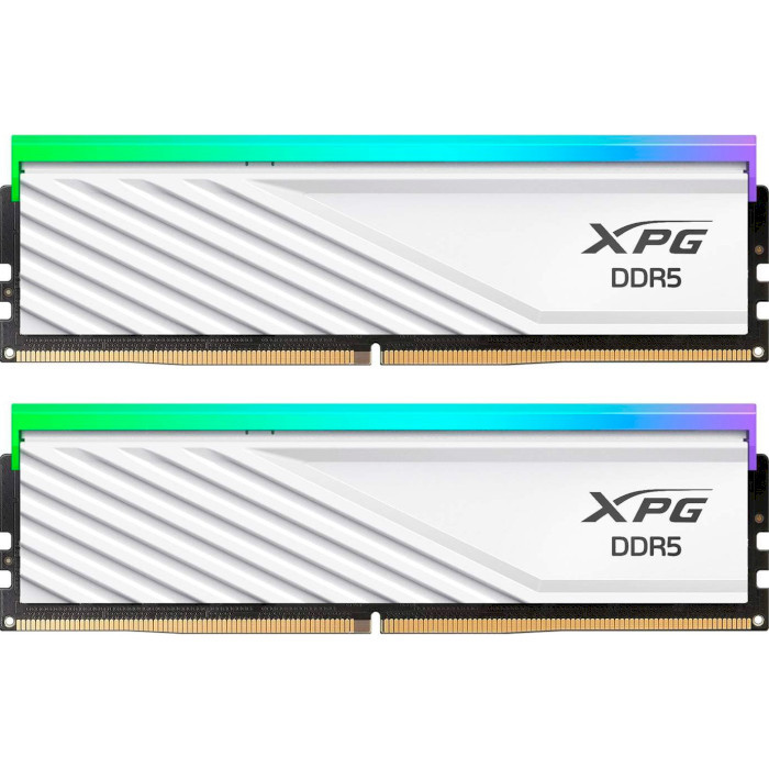 Оперативна пам'ять ADATA 48GB (2x24GB) DDR5 6000MHz XPG Lancer Blade RGB White (AX5U6000C3024G-DTLABRWH)