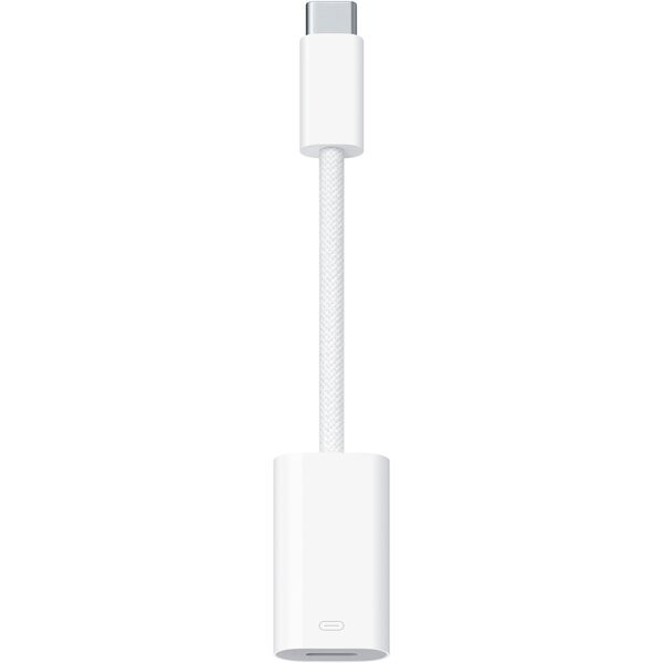 Адаптер і перехідник USB Type-C Apple USB-C to Lightning Adapter White (MUQX3)