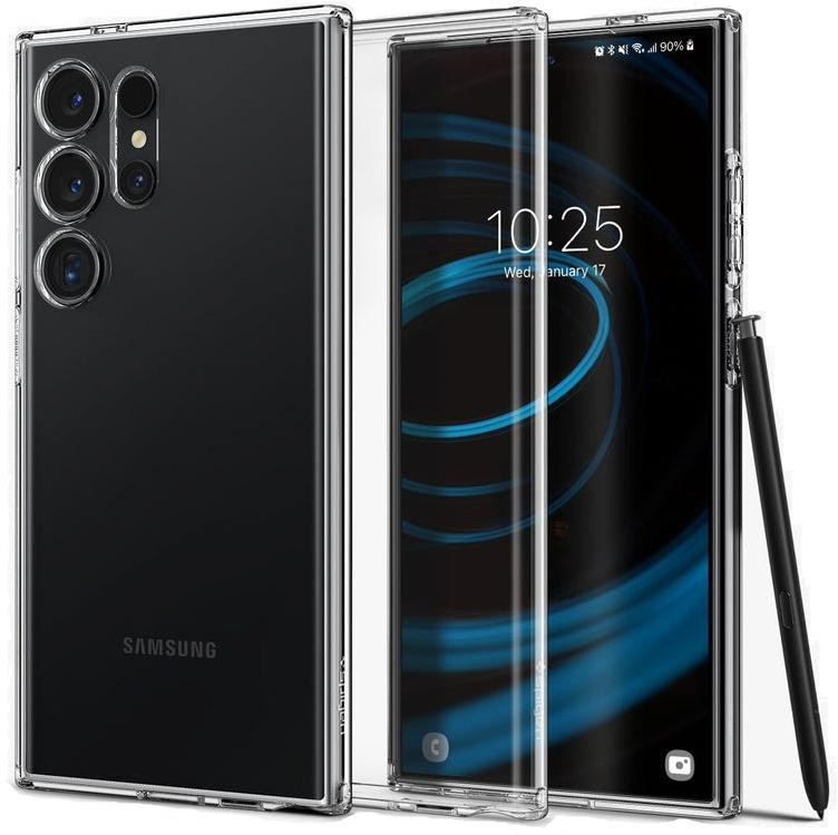Чохол-накладка Spigen for Samsung Galaxy S24 Ultra, Crystal Flex, Crystal Clear (ACS07192)