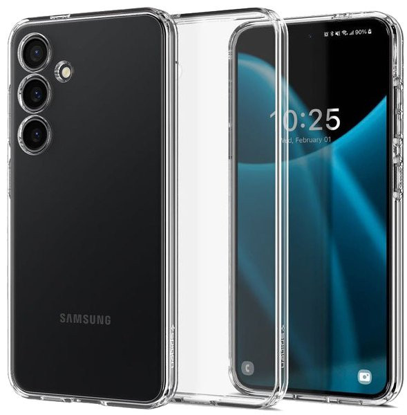 Чохол-накладка Spigen for Samsung Galaxy S24, Crystal Flex, Crystal Clear (ACS07206)