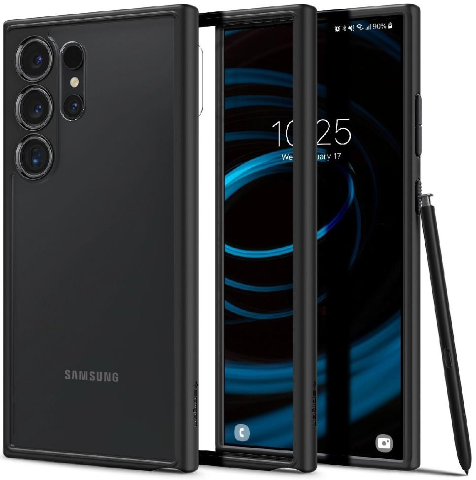 Чохол-накладка Spigen for Samsung Galaxy S24 Ultra, Ultra Hybrid, Matte Black (ACS07295)