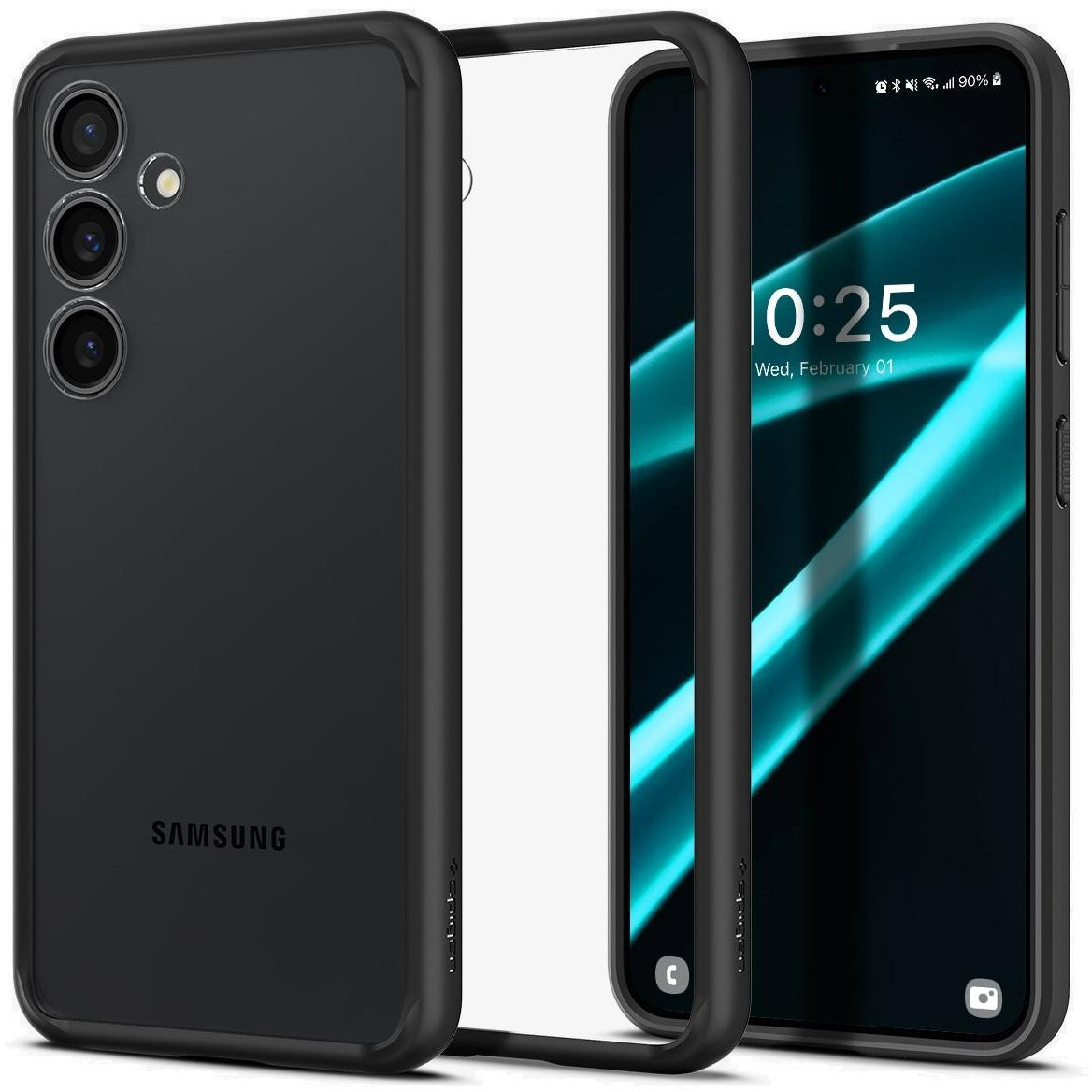 Чохол-накладка Spigen for Samsung Galaxy S24+, Ultra Hybrid, Matte Black (ACS07330)