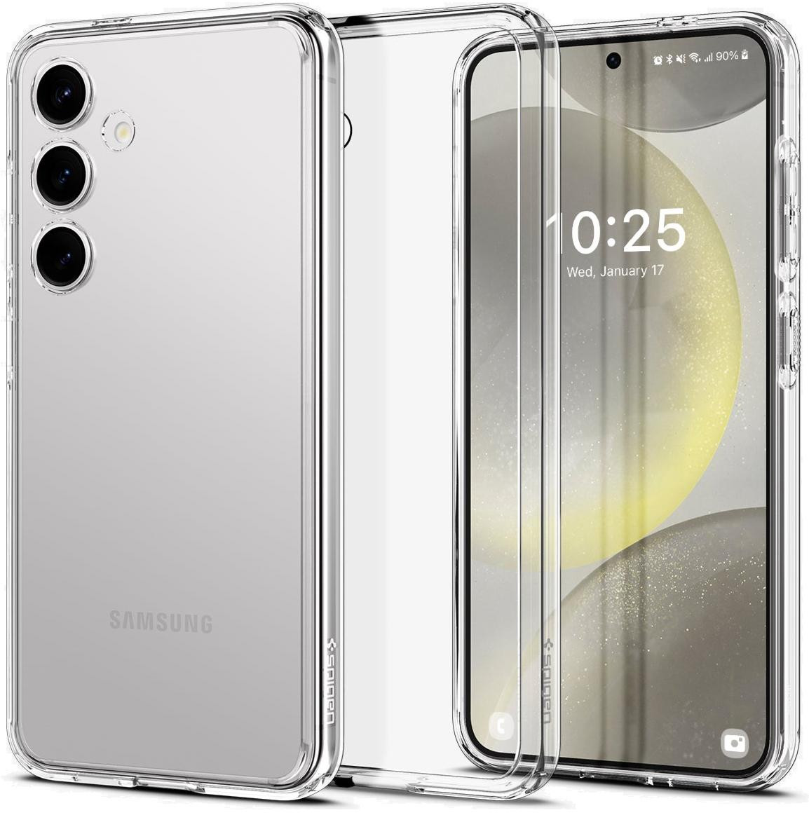 Чохол-накладка Spigen for Samsung Galaxy S24, Ultra Hybrid, Crystal Clear (ACS07349)
