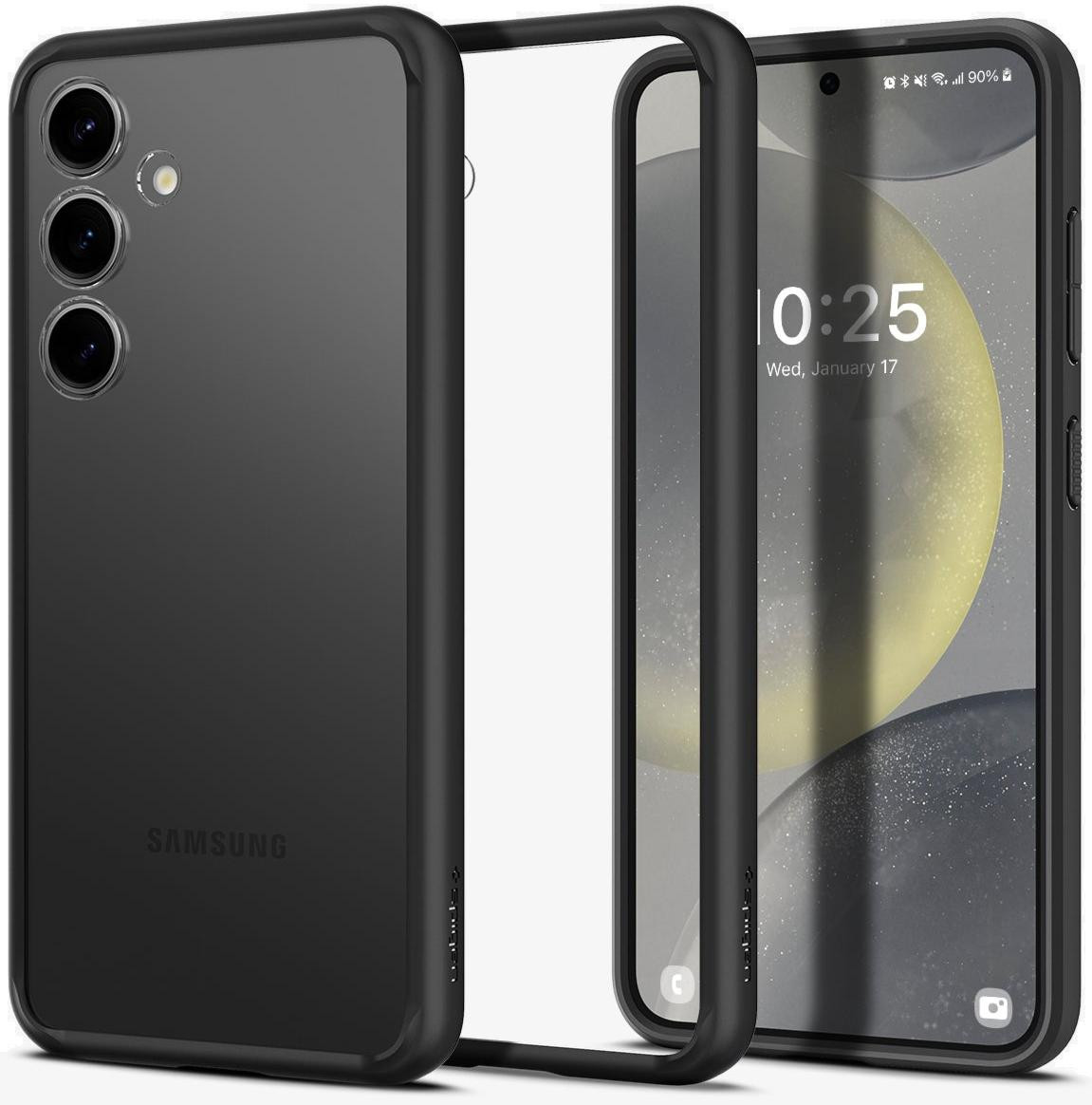 Чохол-накладка Spigen for Samsung Galaxy S24, Ultra Hybrid, Matte Black (ACS07352)
