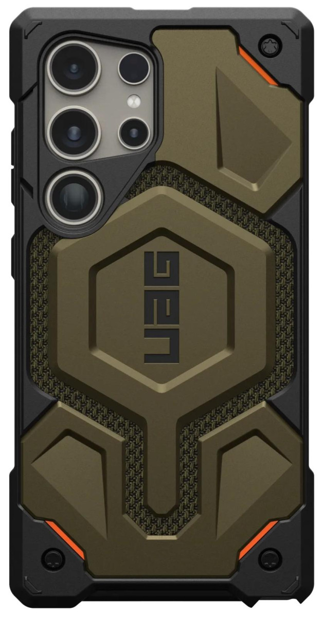 Чехол-накладка UAG for Samsung Galaxy S24 Ultra, Monarch, Kevlar Element Green (21441511397B)