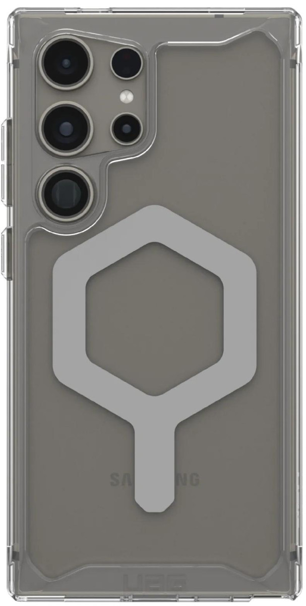 Чехол-накладка UAG for Samsung Galaxy S24 Ultra, Plyo Pro, Ice/Silver (214431114333)