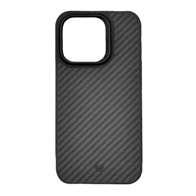 Чехол-накладка iLera Carbon Series Full Protection Case 1.0 iPhone 15 Pro (iLCS10Bl15Pr)