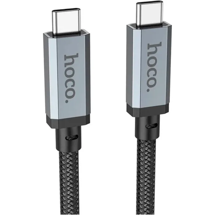Кабель USB Hoco US05 USB Type-C - USB Type-C 2m Black (US052B)