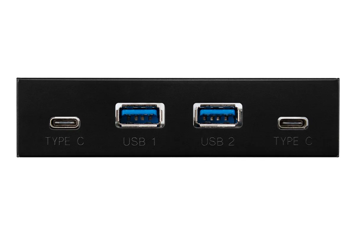 USB Хаб Frime USB 3.1 2 x type A & 2 x type C VL820 Black (ECF-FP2xTA&2xTC.32)