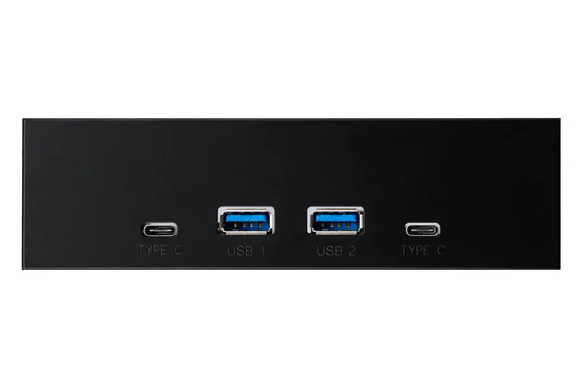 USB Хаб Frime USB 3.1 2 x type A & 2 x type C VL820 Black (ECF-FP2xTA&2xTC.54)