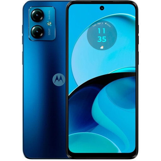 Смартфон Motorola Moto G14 4/128GB Sky Blue (PAYF0004PL)