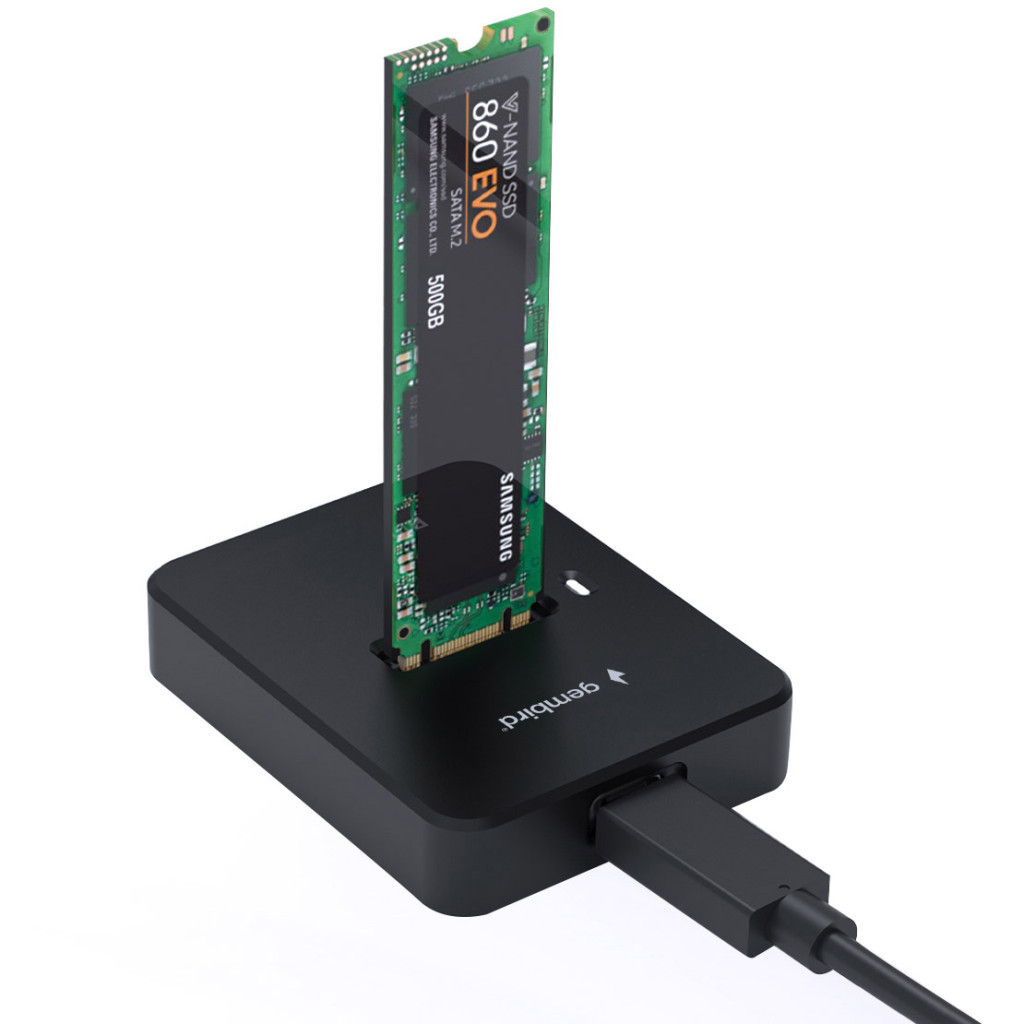 Док-станція Gembird USB Type-C M.2 SATA NVME SSD (DD-U3M2)