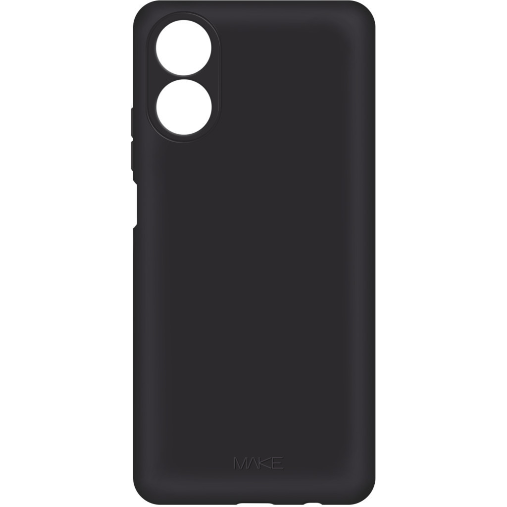 Чехол-накладка MAKE Oppo A38 Skin Black (MCS-OA38BK)