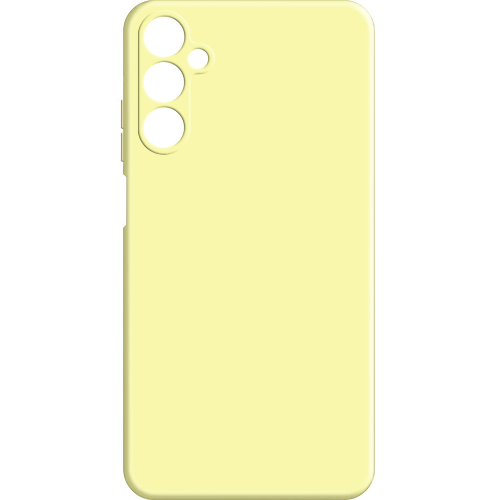 Чехол-накладка MAKE Samsung A15 Silicone Yellow (MCL-SA15YE)