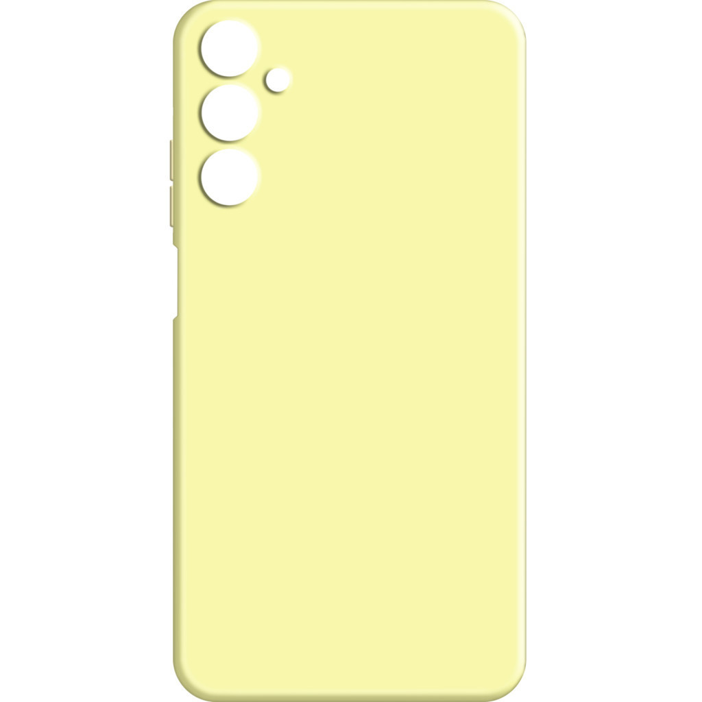 Чехол-накладка MAKE Samsung A25 Silicone Yellow (MCL-SA25YE)