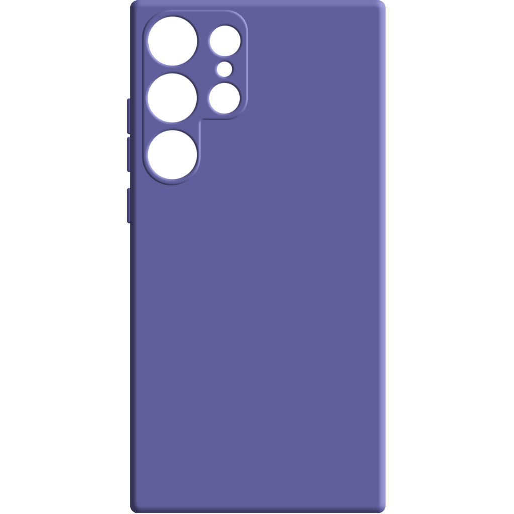 Чехол-накладка MAKE Samsung S24 Ultra Silicone Violet (MCL-SS24UVI)