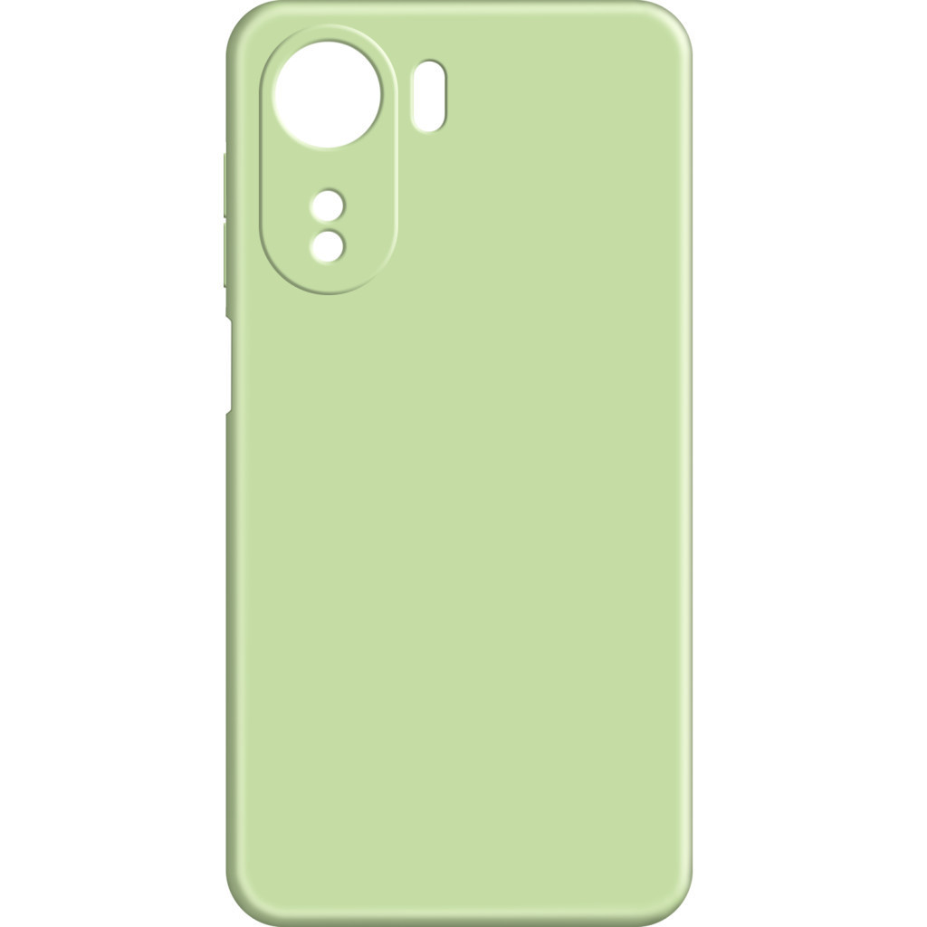 Чехол-накладка MAKE Xiaomi Redmi 13C/Poco C65 Silicone Light Green (MCL-XR13C/PC65LG)