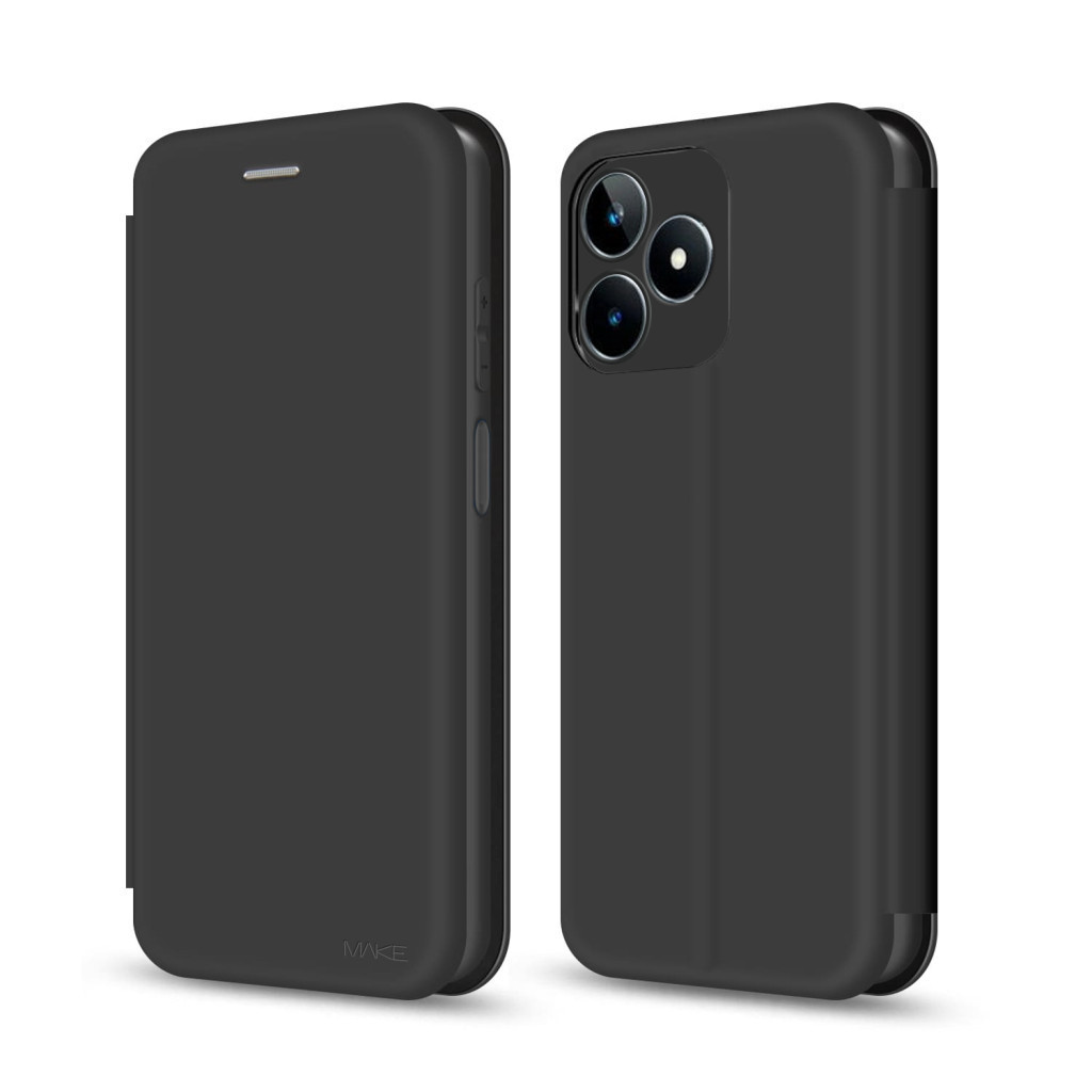 Чехол-книжка MAKE Realme C53 Flip Black (MCP-RC53BK)