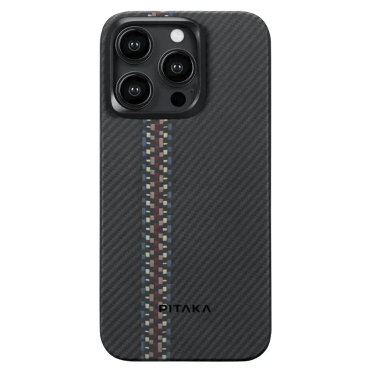 Чохол-накладка Pitaka iPhone 15 Pro MagEZ Case 4 Fusion Weaving Rhapsody (FR1501P)