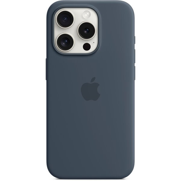 Чехол-накладка IPHONE 15 PRO SI CASE STORM BLUE-ZML (MT1D3ZM/A)