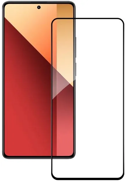 Защитное стекло ACCLAB Full Glue for Xiaomi Redmi Note 13 4G Black