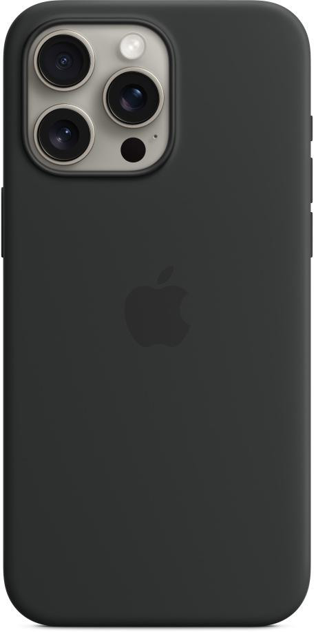 Чехол-накладка Silk Touch Case with MagSafe for iPhone 15 Pro Max Black