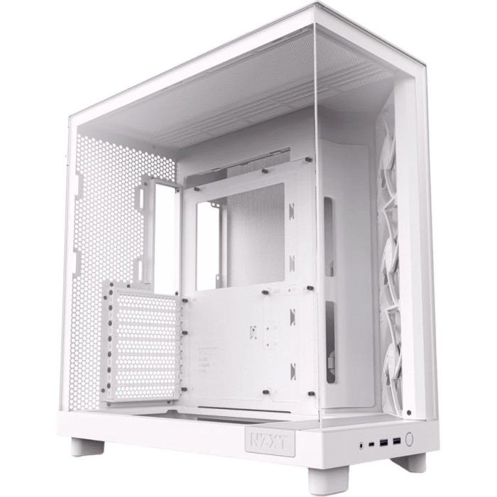 Корпус NZXT H6 Flow White (CC-H61FW-01) without PSU