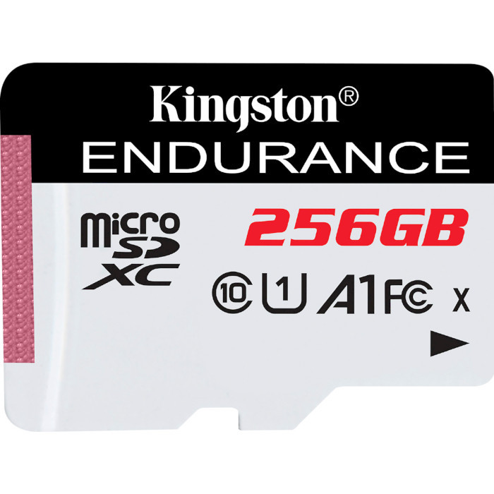 Карта памяти Kingston microSDXC 256GB High Endurance Class 10 UHS-I U1 A1 (SDCE/256GB)