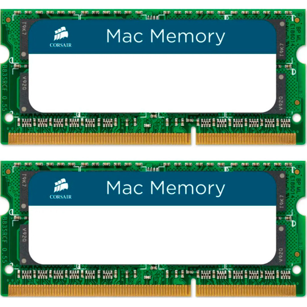 Оперативная память Corsair SoDIMM DDR3L 16GB 1600 MHz Mac Memory (CMSA16GX3M2A1600C11)