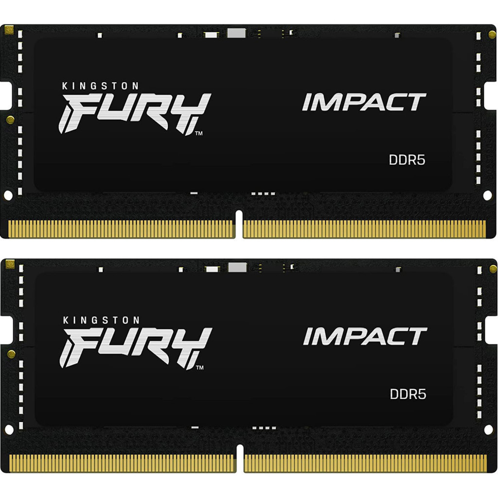 Оперативна пам'ять Kingston SoDIMM DDR5 32GB (2x16GB) 6400 MHz Impact (KF564S38IBK2-32)