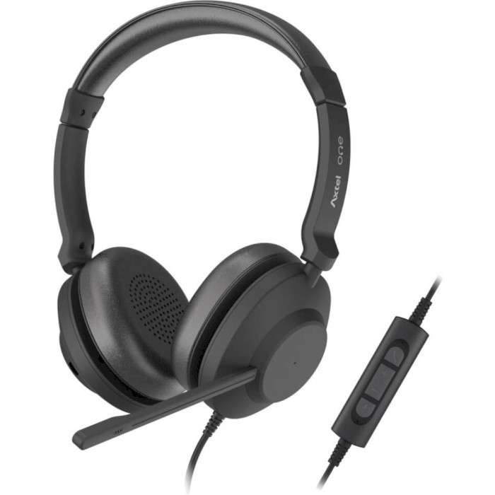 Навушники Axtel One UC Duo NC Black (AXH-ONEUCD)