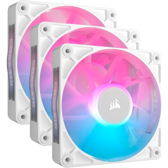 Вентилятори Corsair iCUE Link RX120 RGB PWM White Triple Pack (CO-9051022-WW)