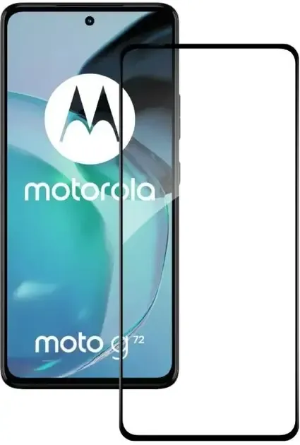 Захисне скло ACCLAB Full Glue for Motorola Moto G72 Black