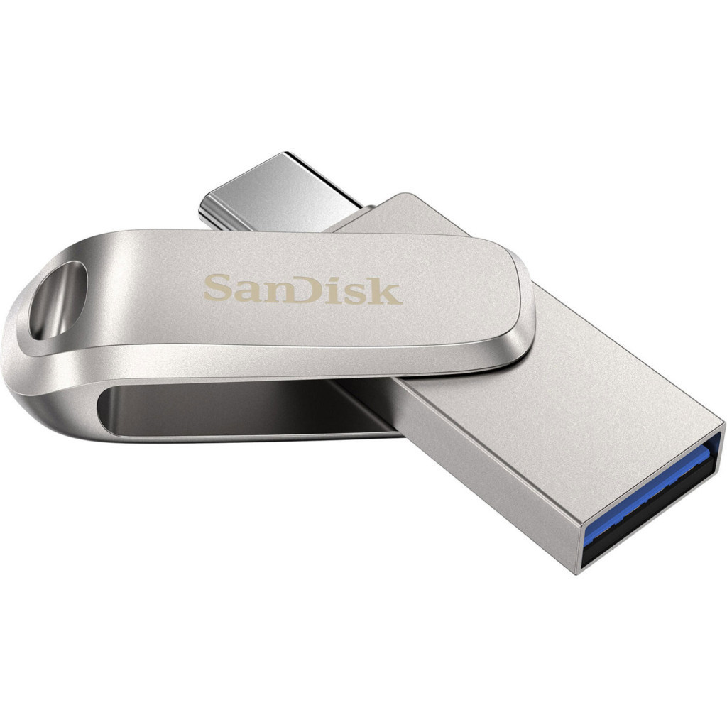 Флеш память USB SanDisk 1TB Ultra Dual Luxe Silver (SDDDC4-1T00-G46)