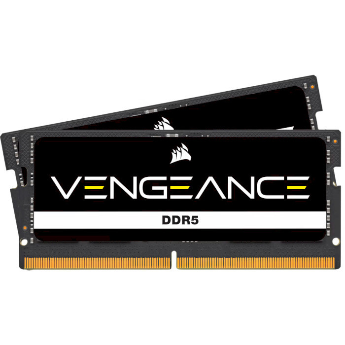 Оперативна пам'ять CORSAIR VENGEANCE DDR5 SODIMM 64GB (2x32GB) (CMSX64GX5M2A4800C40)